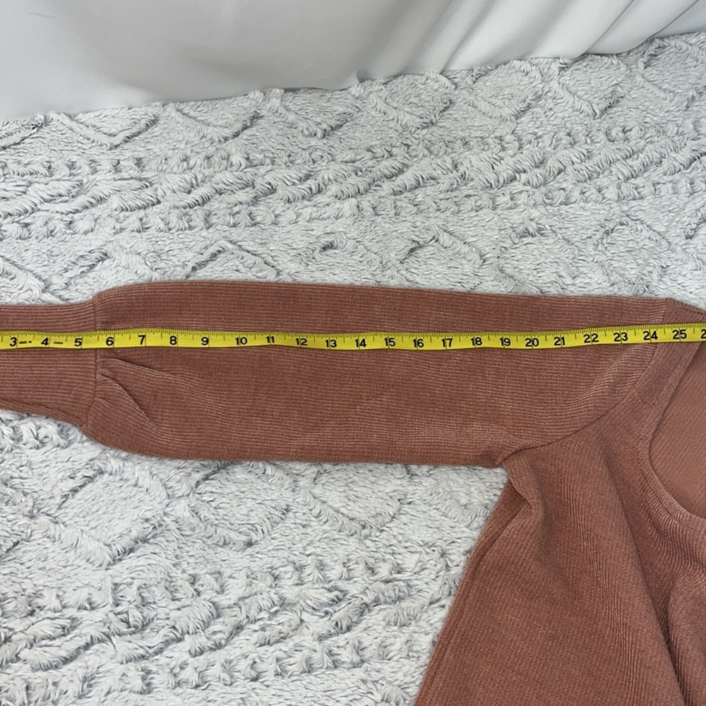 Madewell Melwood Square Neck light weight Sweater pink size small - Picture 7 of 9